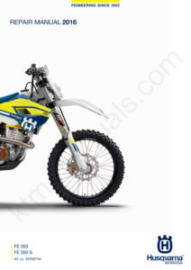 2016 Husqvarna FE 350 Service Repair Manual