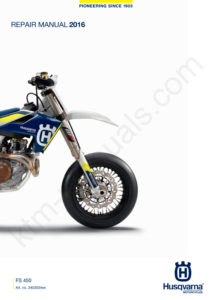 2016 Husqvarna FS 450 Service Repair Manual