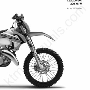 2016 KTM 125-200 EXC XC-W Manual