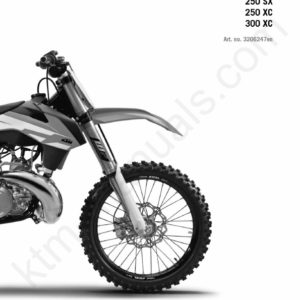 2016 KTM 250-300 SX XC Manual