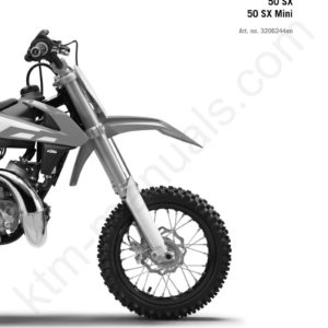 2016 KTM 50 SX Junior Mini Service Repair Manual