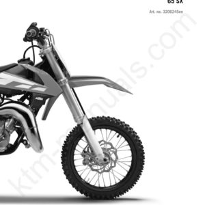 2016 KTM 65 SX Service Repair Manual