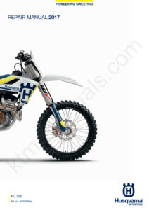 2017 Husqvarna FC 250 Service Repair Manual