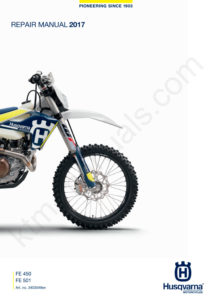 2017 Husqvarna FE 450-501 Service Repair Manual
