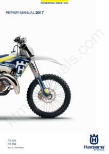 2017 Husqvarna TE 150 TX 125 Service Repair Manual